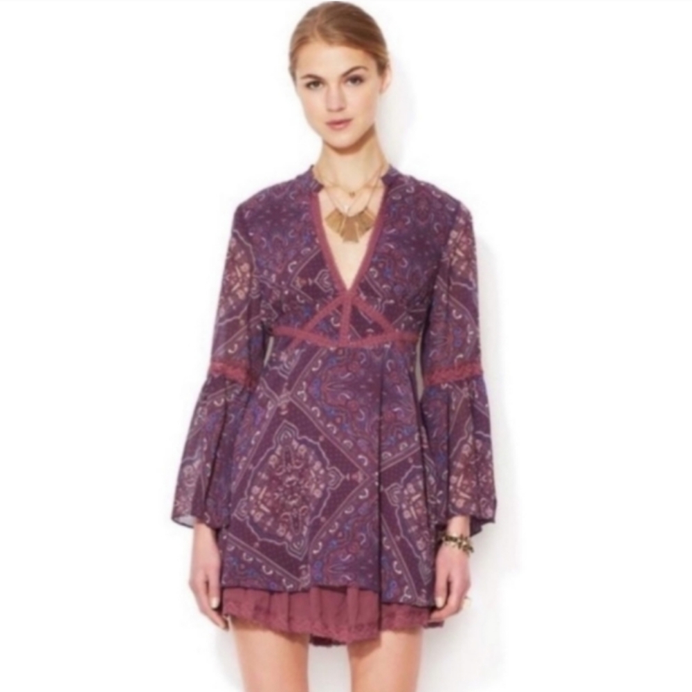 Free People Moonlight Bay dress size 2 - Picture 2 of 12